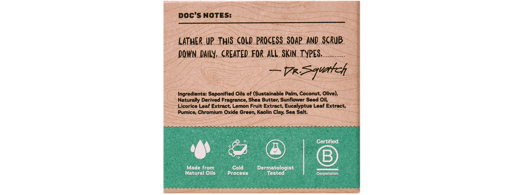 Dr. Squatch Rainforest Rapids Mini bar soap — product photo 2 of 3