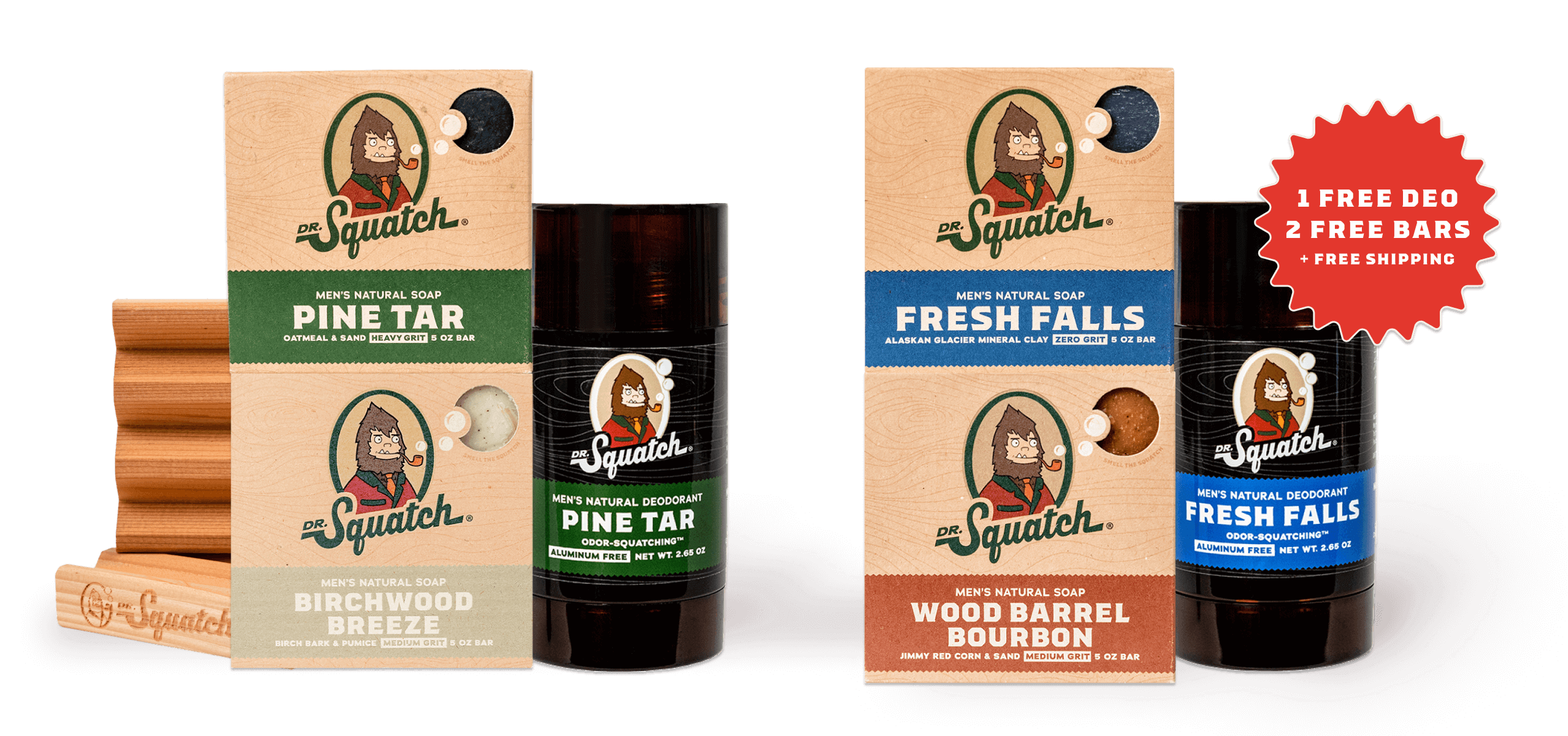 Dr. Squatch Deo & Soap Starter Set — product photo 1 of 3