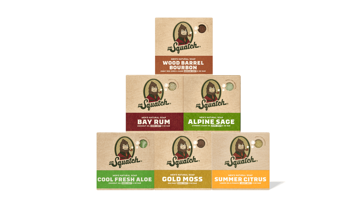 Dr. Squatch 6-pack, Bar Soap gift set — product photo 1 of 6