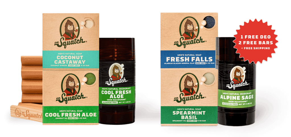 Dr. Squatch Deodorant & Soap Starter Set — product photo 1 of 5