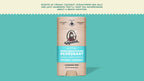 Brand and ingredient story panel for Dr. Squatch Coconut Castaway Deodorant