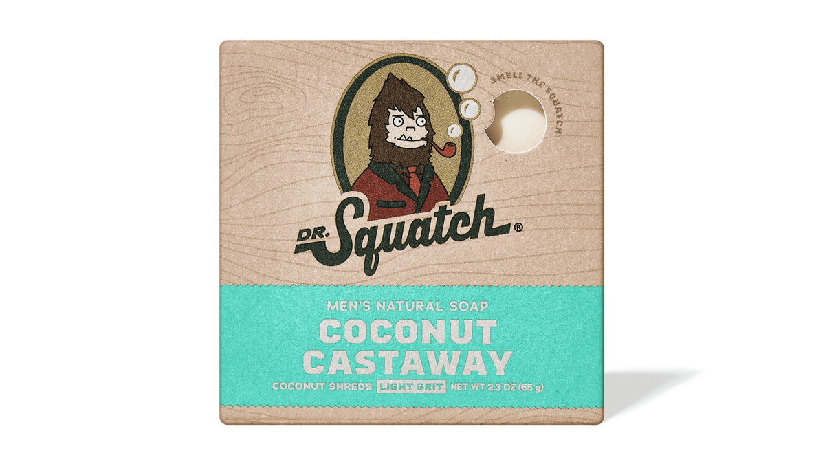 Dr. Squatch Coconut Castaway Mini bar soap — product photo 1 of 3