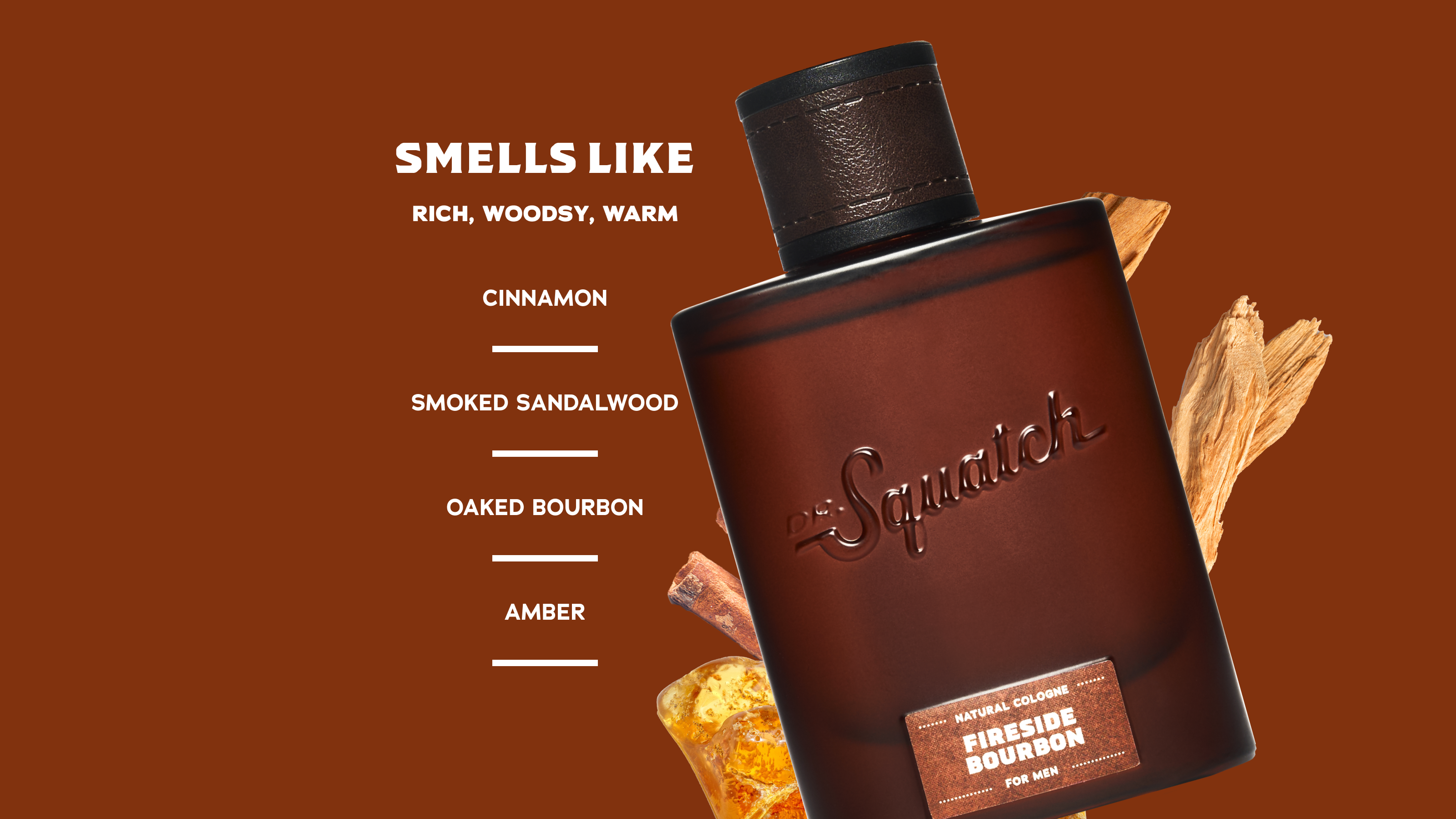 Scent notes graphic for Dr. Squatch Cologne 2-Pack gift set