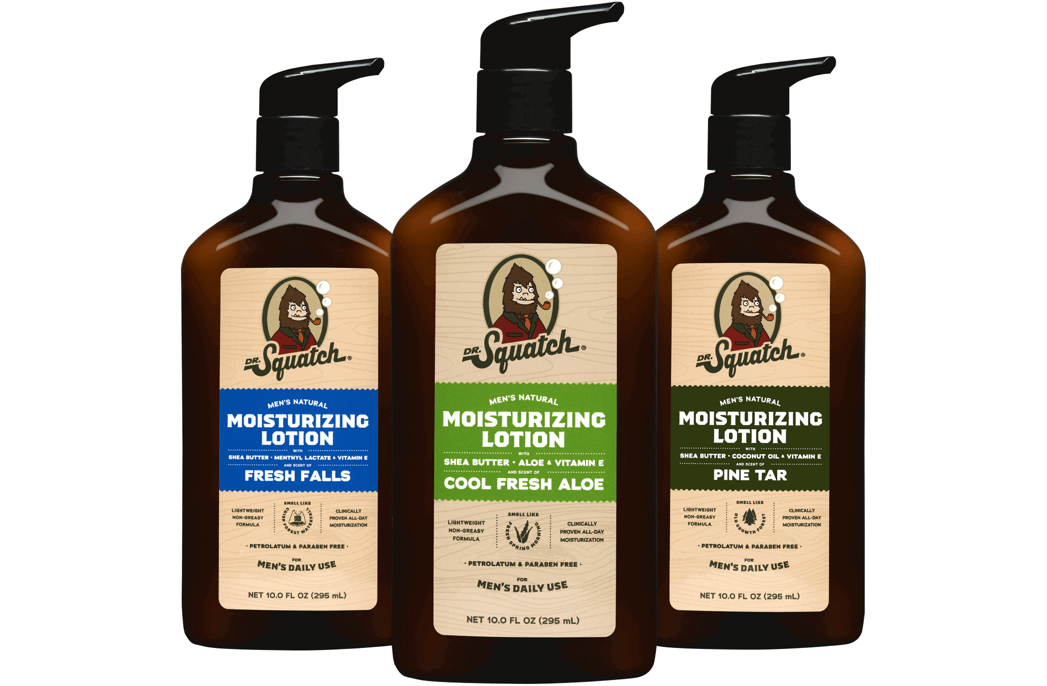 Dr. Squatch Lotion Subscription - 3 Bottles package