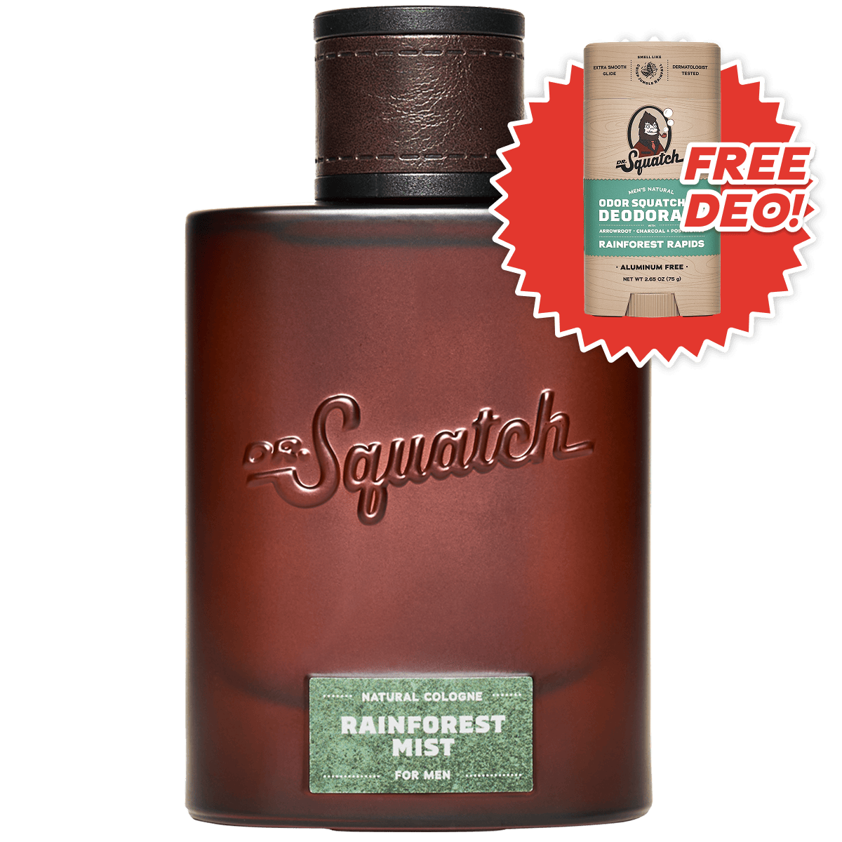 Dr. Squatch Rainforest Mist Cologne with Free Deo! — product photo 1 of 4