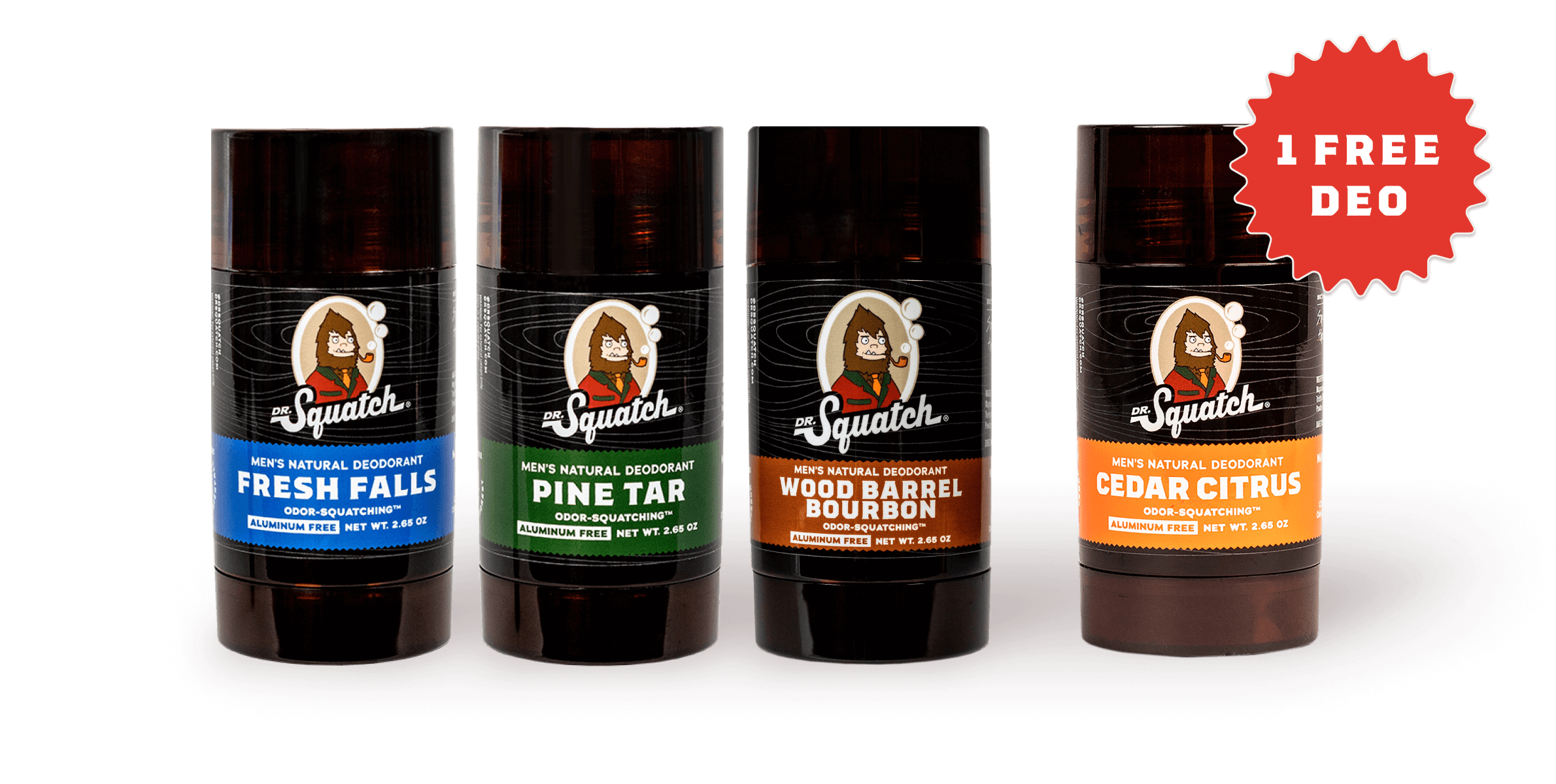 Dr. Squatch Deodorant Starter Set