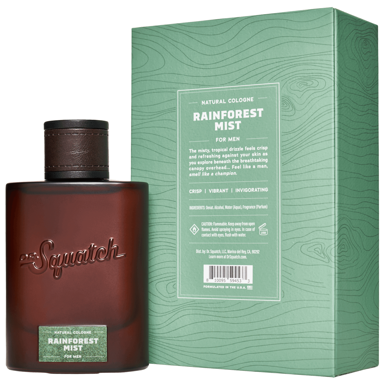 Dr. Squatch Rainforest Mist Cologne with Free Deo! — product photo 2 of 4