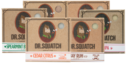 Dr. Squatch Soap Subscription (20% OFF) - 6 Bars package